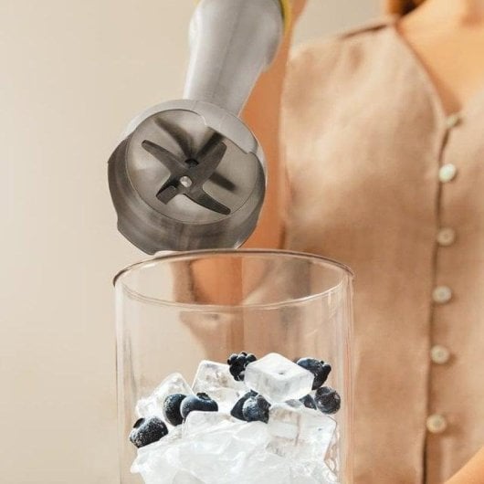 Licuadora Cecotec Katana 15 Cream B 1500W 4 Lames Titanium Noir Pie XL Turbo