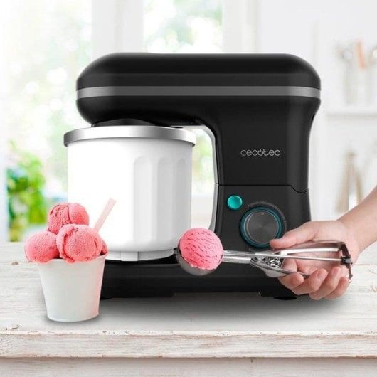 Cecotec Cecomixer Merengue Ice-Cream Black Batidora Amasadora 5 Funciones 5L 1200W Negra