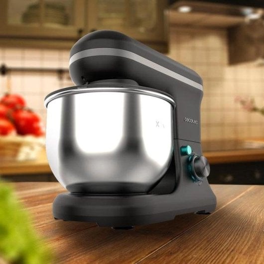 Cecotec Cecomixer Merengue Ice-Cream Black Batidora Amasadora 5 Funciones 5L 1200W Negra