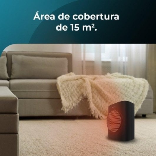 Aquecedor Cerâmico Cecotec ReadyWarm 1570 Max Rotate Smart 1500W Oscilação