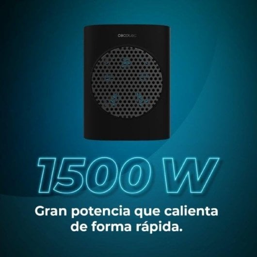 Aquecedor Cerâmico Cecotec ReadyWarm 1570 Max Rotate Smart 1500W Oscilação