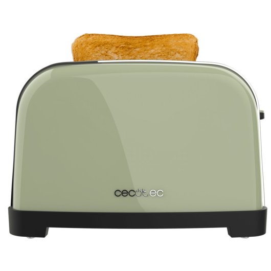 Toaster Cecotec Toastin' time 1700 Double Green 4 kurze Schlitze Edelstahl