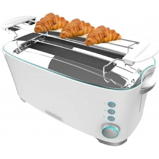 Cecotec Toast&Taste Extra Double W Toaster 2 Scheiben und Auftaufunktion 1350 W Weiß