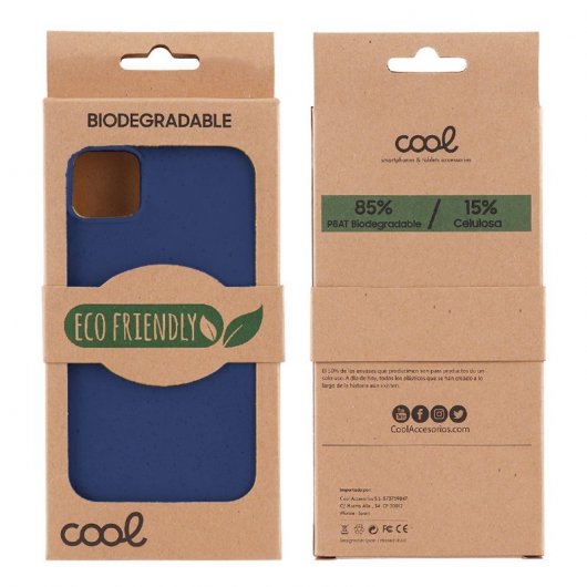 Cool Funda Eco Biodegradable Azul Marino para Xiaomi Redmi 12C