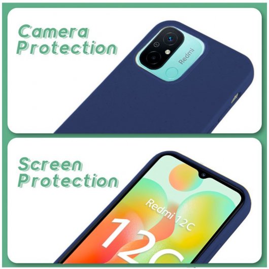Cool Funda Eco Biodegradable Azul Marino para Xiaomi Redmi 12C