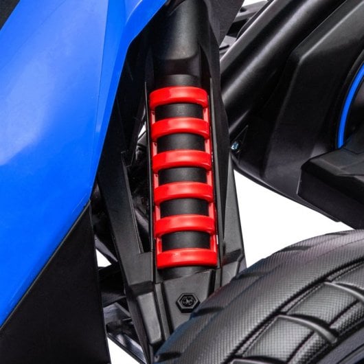 Carro elétrico Homcom Go Kart para crianças de 3 a 8 anos 100x58x58,5 cm azul