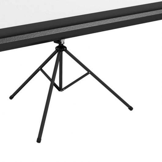 Homcom Pantalla De Proyector Manual Con Soporte 100 Pulgadas 221x124 Cm Negro