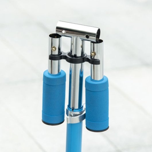 Homcom Patinete Para Niños Plegable Con Luces Música 67x32x65-78 Cm Azul