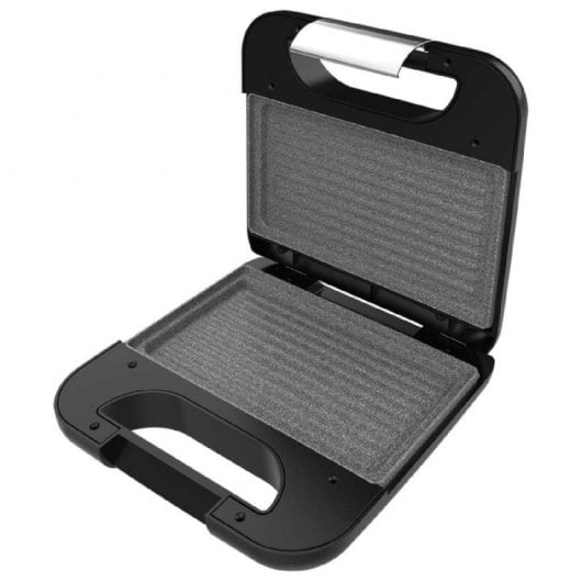 Cecotec Rock'nToast Grill Sanduicheira e Grill 2 Sanduiches 800W Aço Inoxidável