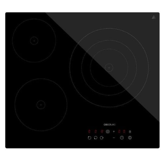 Placa Vitrocerâmica Cecotec Bolero Squad V 3001 3 Zonas 5700W Touch Control