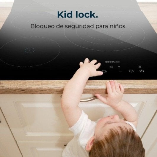 Placa Vitrocerâmica Cecotec Bolero Squad V 3001 3 Zonas 5700W Touch Control