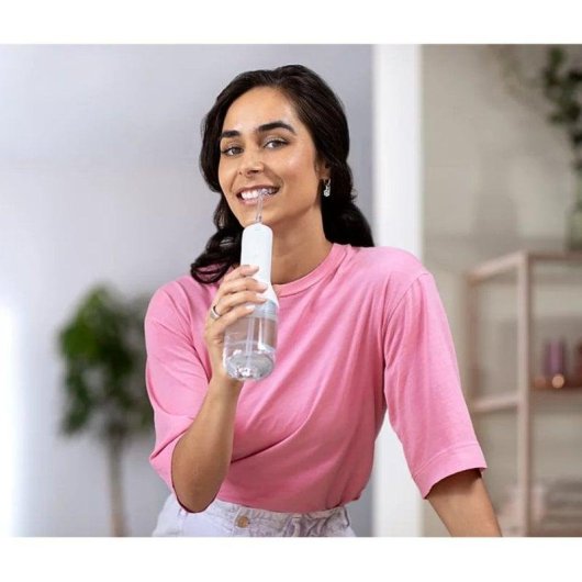 Hydropulseurs Philips Cordless Power Flosser 3000 Technologie Quad Stream 3 Niveaux 2 Buses