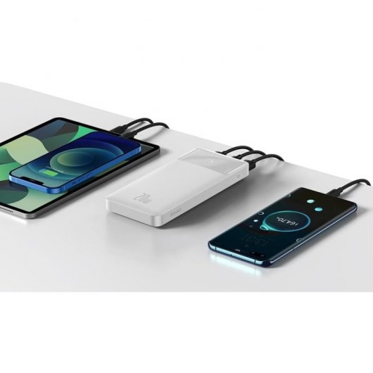 Baseus Bipow Powerbank 10000mAh Weiß