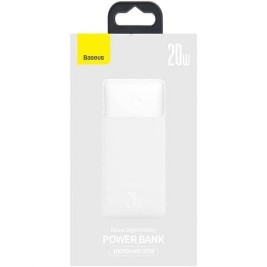 Baseus Bipow Powerbank 10000mAh Weiß