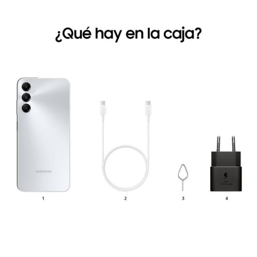 Samsung Galaxy A05s 4/64 Go Argent Gratuit + Chargeur