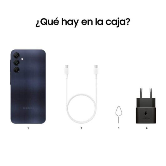 Samsung Galaxy A25 5G 6GB Azul Oscuro 128GB 6.5" Pantalla Super AMOLED