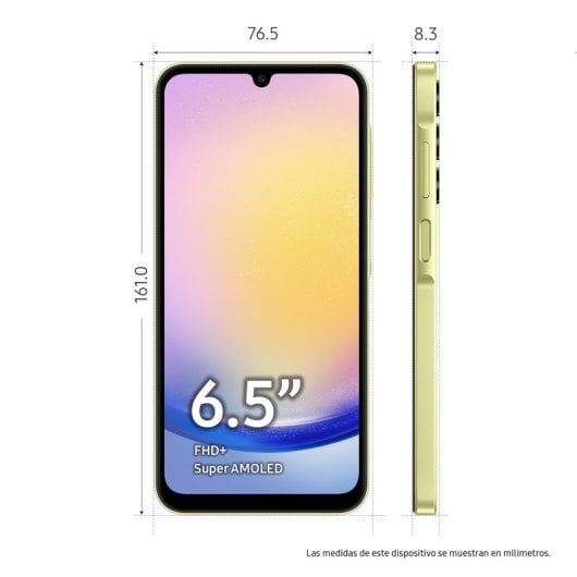 Samsung Galaxy A25 5G 6GB/128GB 6.5'' Amarelo
