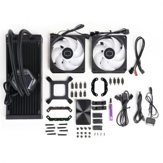 Cooler Master MasterLiquid 240 ATMOS Processore Liquid cooling kit 12 cm Nero