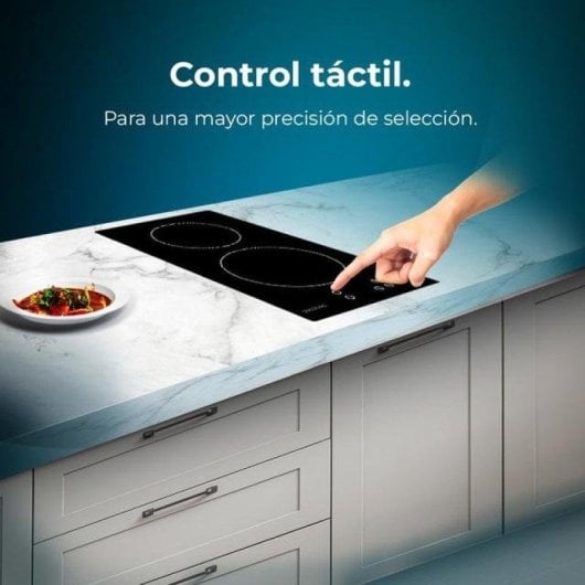 Piastra vetroceramica Cecotec Bolero Squad V 2001 2 zone 3000 W Touch Timer