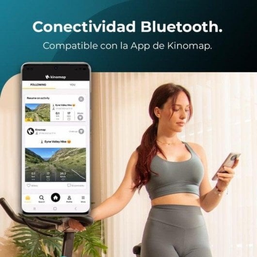 Bicicleta Cecotec Drumfit Indoor 4000 Magnetic Connected Bluetooth 4Kg Resistência Magnética
