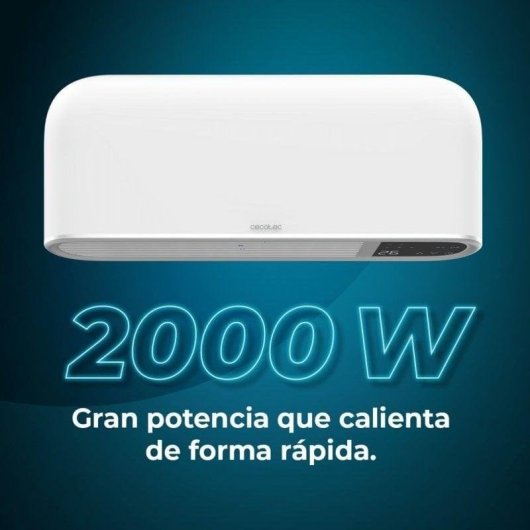 Cecotec ReadyWarm 2000 Max Box Ceramic Connected Calefactor Cerámico de Pared 2000W