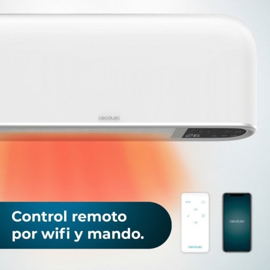 Cecotec ReadyWarm 2000 Max Box Ceramic Connected Calefactor Cerámico de Pared 2000W