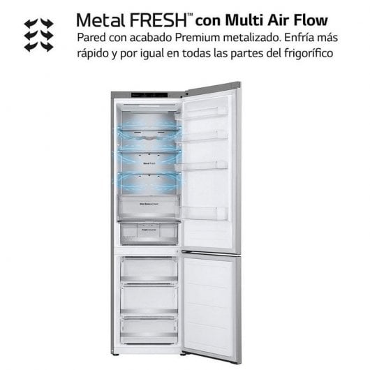 LG GBV5240DPY Combi D Kühlschrank Edelstahl Anti-Fingerabdruck