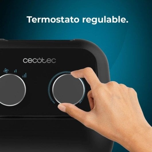 Chauffage céramique Cecotec ReadyWarm 1500 Max Ceramic Black 1500W thermostat 3 modes