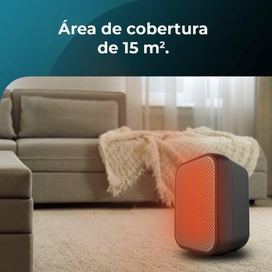 Chauffage céramique Cecotec ReadyWarm 1500 Max Ceramic Black 1500W thermostat 3 modes