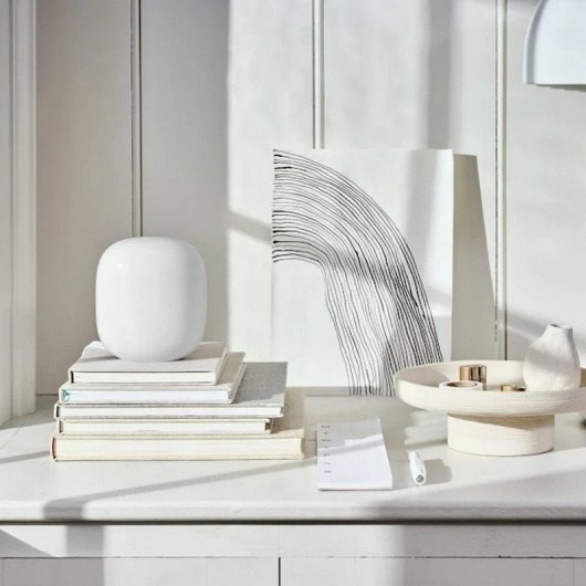 Google Nest WiFi Pro Roteador WiFi 6E Branco Pacote 2 Unidades
