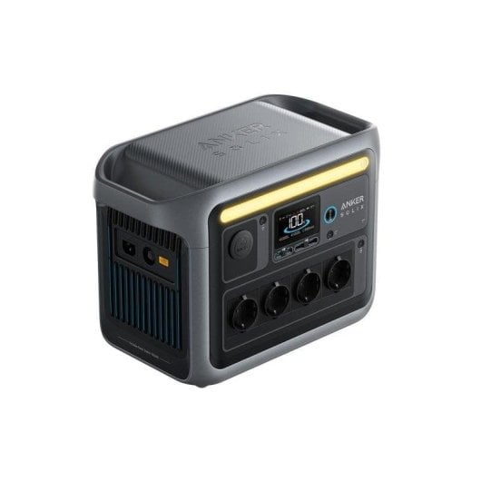 Powerstation Anker Solix C1000X 1056Wh 6 AC 4 USB LiFePO4 LED WLAN Solar Schnellladung