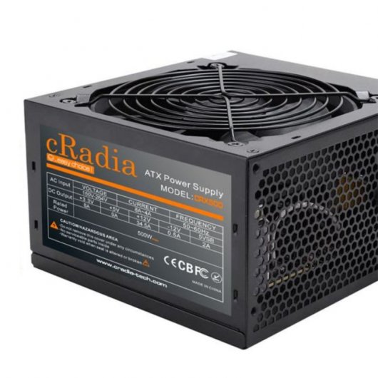 cRadia Cronus Fonte de Alimentação Silent ATX 500W
