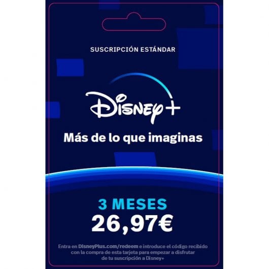 Disney+ Tarjeta Regalo 3 meses