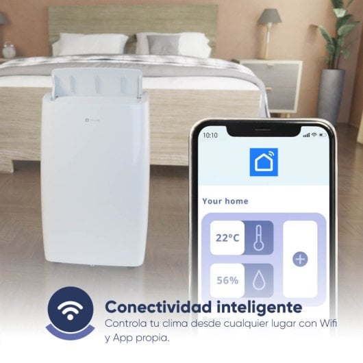 Climatiseur portable Original AirFeel 3000W WIFI avec pompe à chaleur et réfrigérateurs WIFI 3000