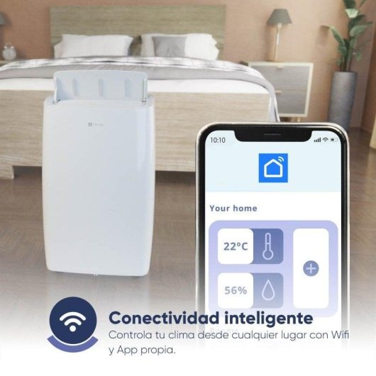 Ar condicionado portátil Origial AirFeel 3000W WIFI com bomba de calor e WIFI 3000 frigories