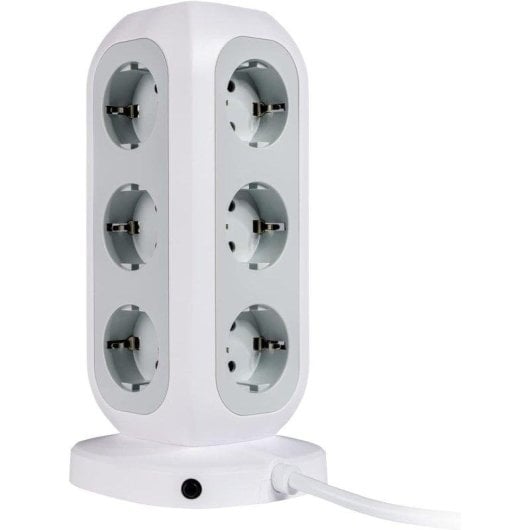 Multiprise Verbatim UE EUPT-01 11 Prises 2 USB-C 2 USB-A avec Protection Surintensité