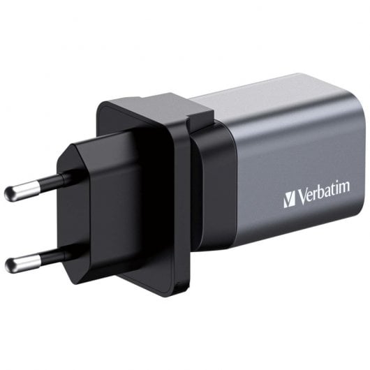 Verbatim GNC-35 Cargador GaN 35W Carga Rápida Gris