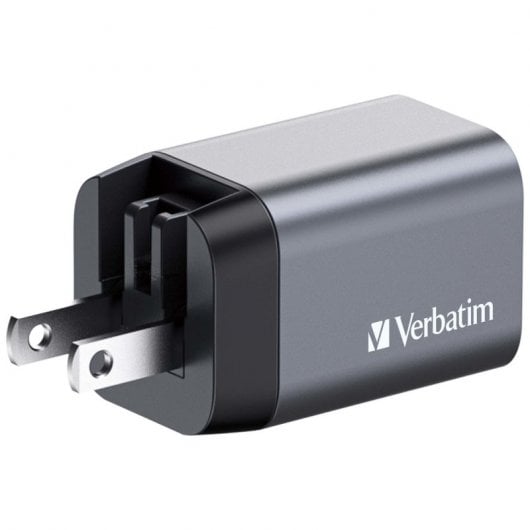 Verbatim GNC-35 Cargador GaN 35W Carga Rápida Gris