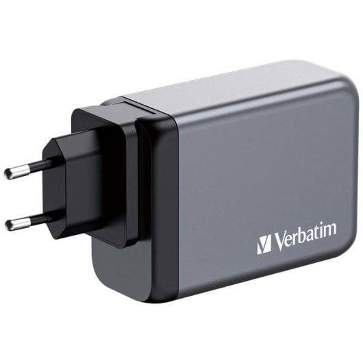 Verbatim GNC-240 Cargador GaN 240W Carga Rápida Gris