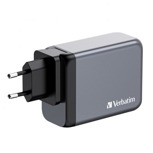 Verbatim GNC-200 Cargador GaN 200W Carga Rápida Gris