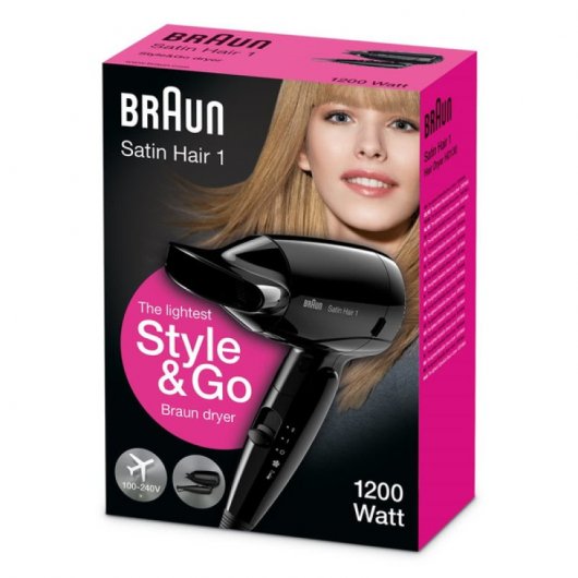 Braun HD130 sèche-cheveux 1200 W Noir