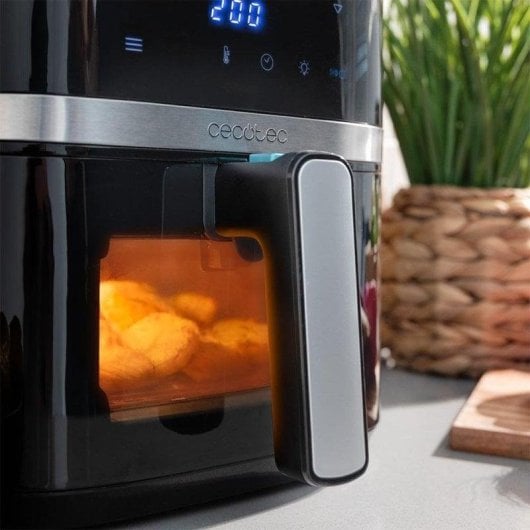 Friggitrice ad aria Cecotec Cecofry Drip 5000 5,5L 1500W con spray acqua e 8 menu