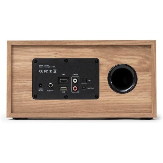 Vulkkano T40 ARC Enceinte de bureau active 40W Marron