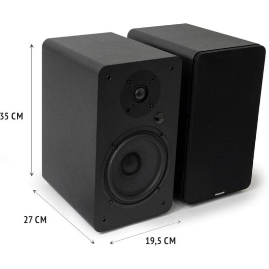 Vulkkano A6 ARC Active 2.0 Desktop-Lautsprecher 120 W Schwarz