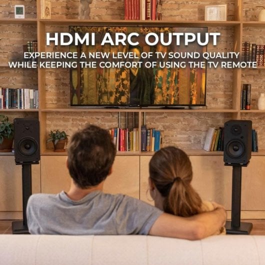Vulkkano A6 ARC Active 2.0 Desktop-Lautsprecher 120 W Schwarz