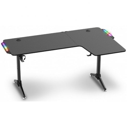 Spirit of Gamer Headquarter 600 Mesa Gaming RGB Negro