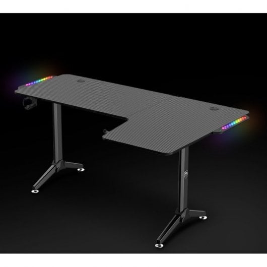Spirit of Gamer Headquarter 600 Mesa Gaming RGB Negro