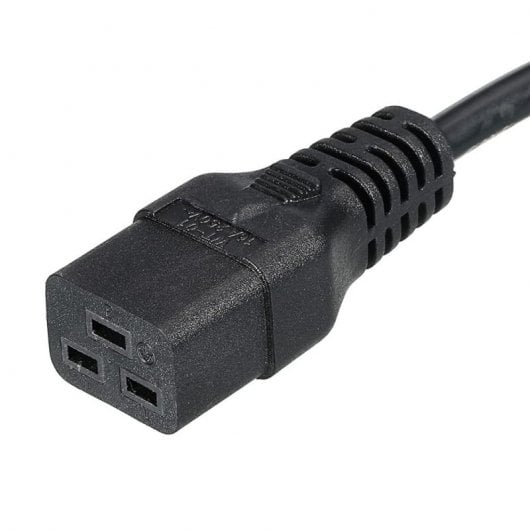 Câble d'extension d'alimentation Cradia SFO IEC C14M vers IEC 320 C19H 2m noir