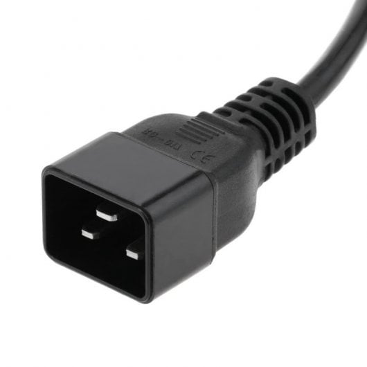 Câble d'extension d'alimentation Cradia SFO IEC 13 FA IEC 60320 C20M 2m Noir