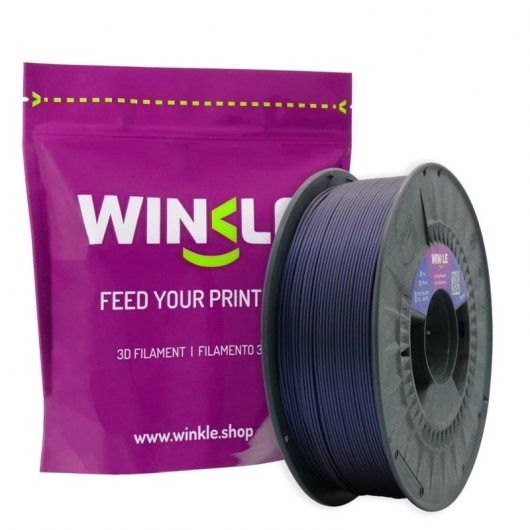 Winkle Filamento 3D PLA HD 1.75mm 300g Azul Interferencia